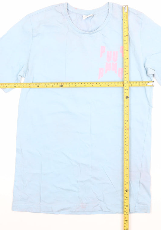 Mens UK Size XS PUMA Blue  T-Shirt