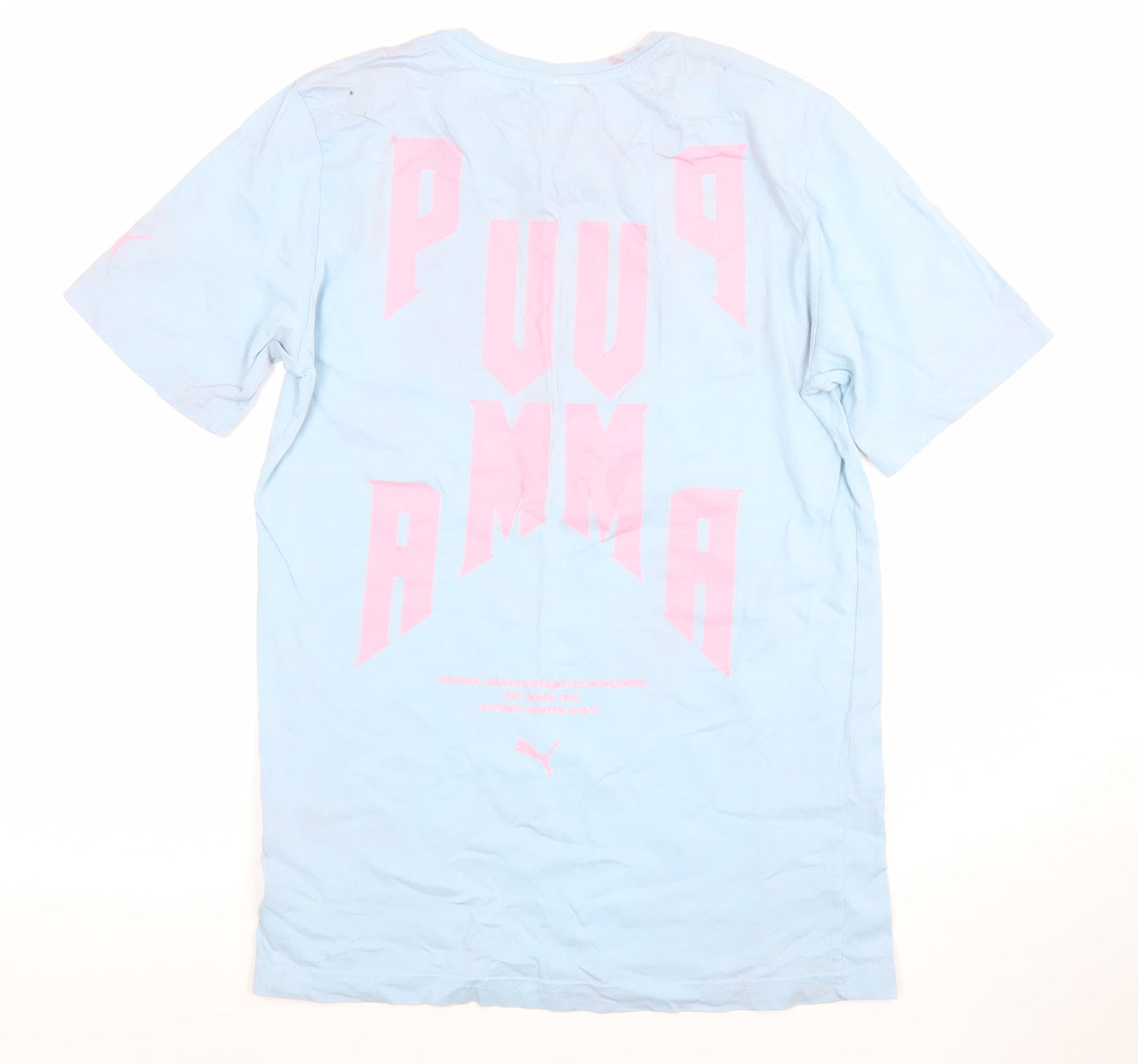 Mens UK Size XS PUMA Blue  T-Shirt