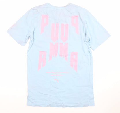 Mens UK Size XS PUMA Blue  T-Shirt