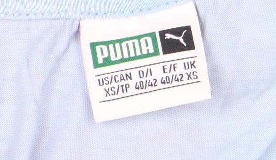 Mens UK Size XS PUMA Blue  T-Shirt