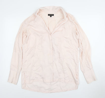 Womens UK Size 6 Selected Femme Ivory Basic Button-Up