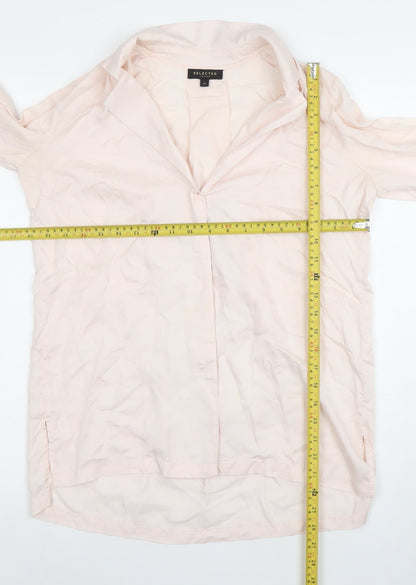 Womens UK Size 6 Selected Femme Ivory Basic Button-Up