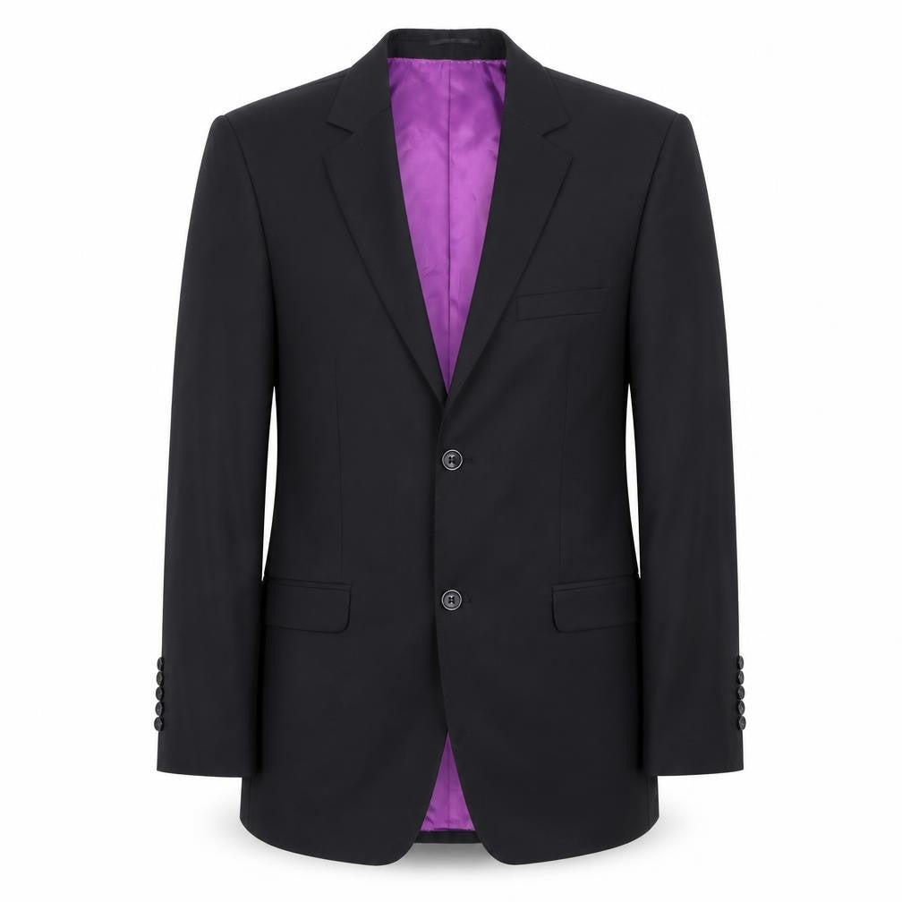 Mens UK Size 38 Benetti Regular Black Suit Jacket
