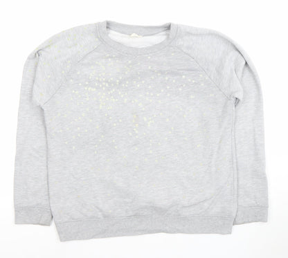 Womens UK Size M Hush Grey Pullover Sweatshirt