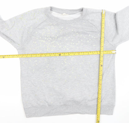 Womens UK Size M Hush Grey Pullover Sweatshirt