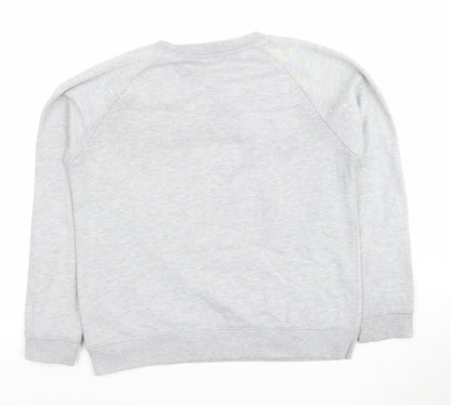 Womens UK Size M Hush Grey Pullover Sweatshirt