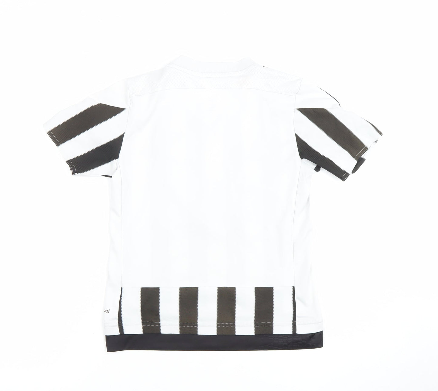 Adidas Boys Juventus Black & White Striped Football Jersey T-Shirt 9-10 Years