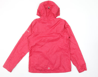Dare 2b Women's Red Waterproof Hooded Rain Jacket Size 10