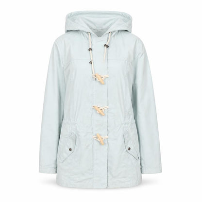 Womens UK Size 10 Fat Face Blue Parka Coat