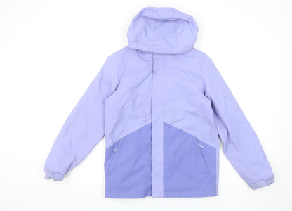 Boys UK Size 11-12 Years Mountain Warehouse Purple Rain Coat