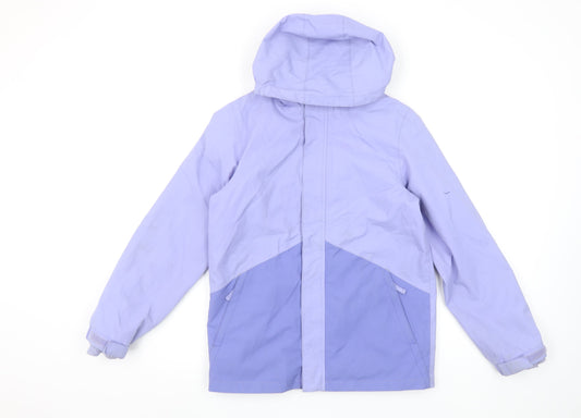 Boys UK Size 11-12 Years Mountain Warehouse Purple Rain Coat