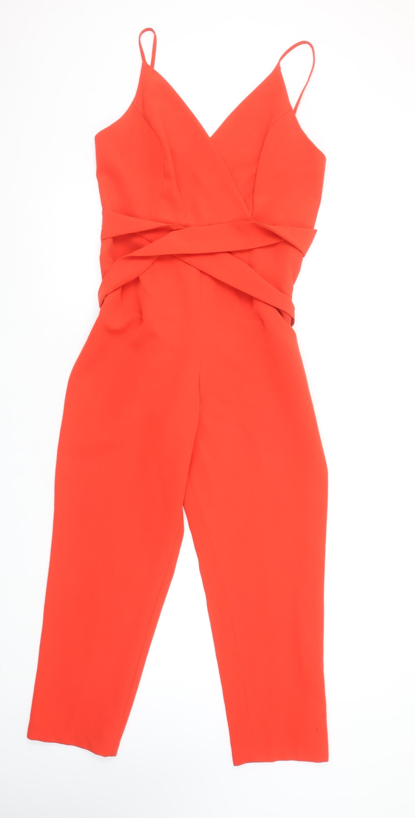 Womens UK Size 10 ASOS One-Piece Red Jumpsuit