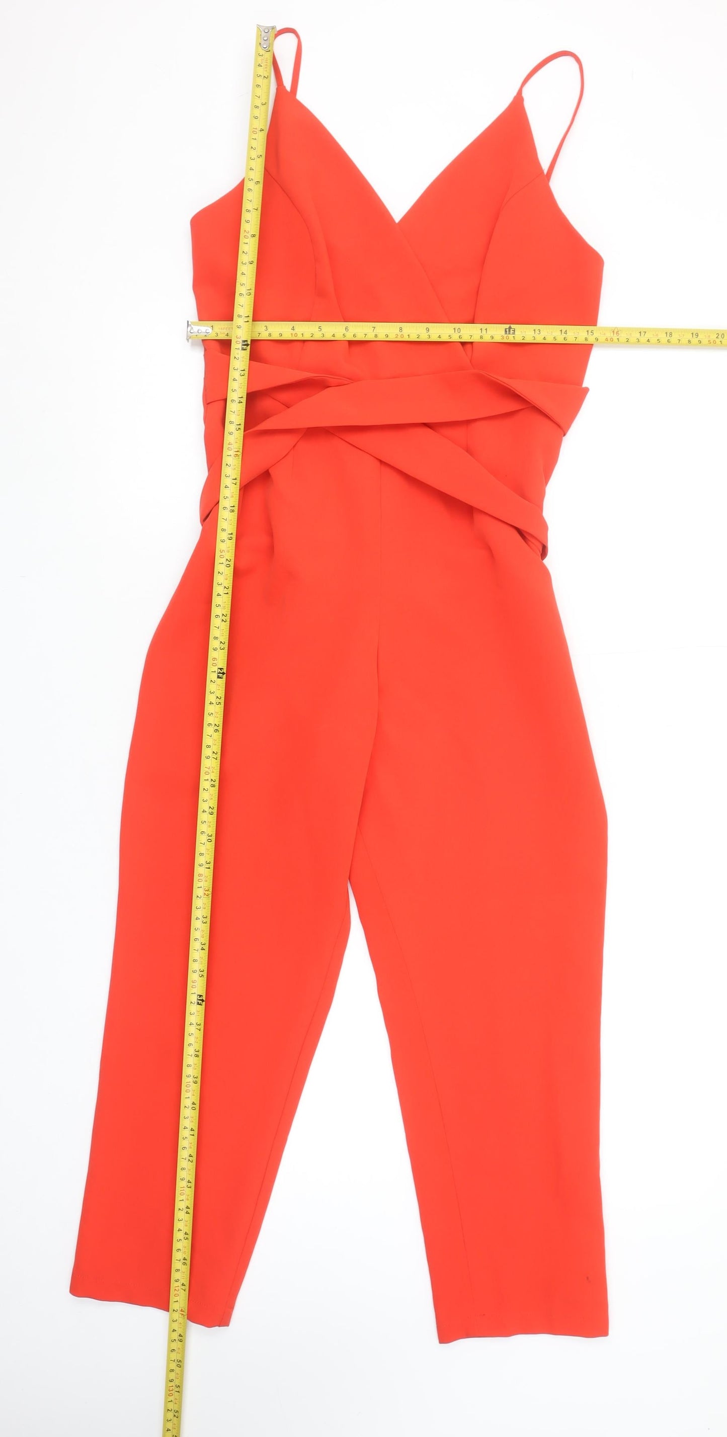 Womens UK Size 10 ASOS One-Piece Red Jumpsuit