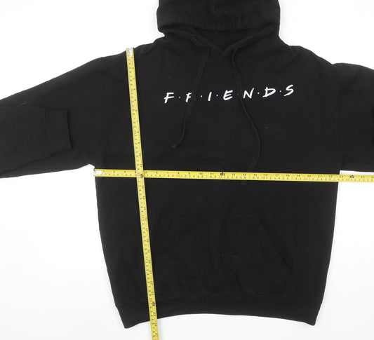 Womens UK Size S Friends Black Pullover Hoodie