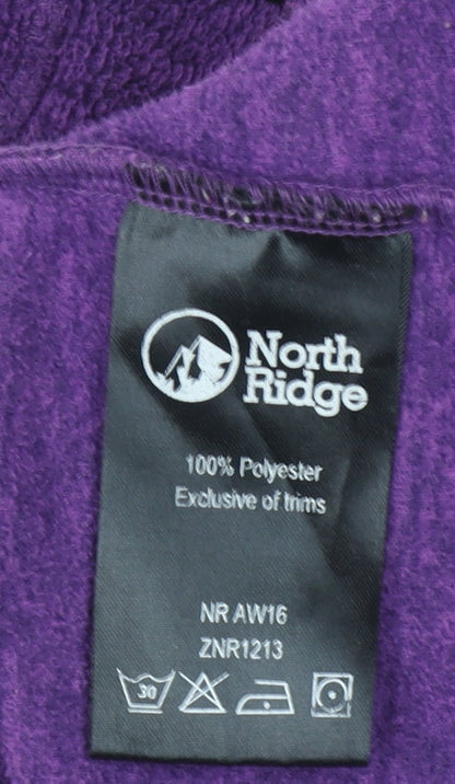 Womens UK Size S North Ridge Purple Basic Jacket