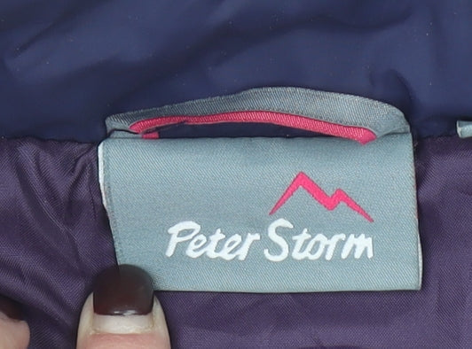 Womens UK Size 10 Peter Storm Purple Puffer Jacket