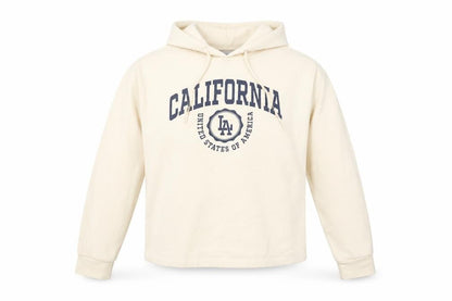 Womens UK Size S Only Beige Pullover Hoodie