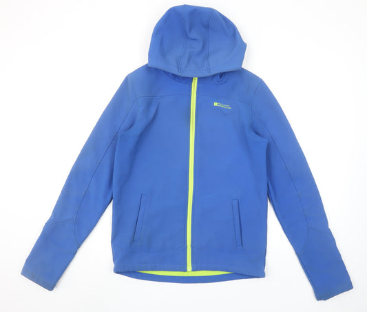 Boys UK Size 13 Years Mountain Warehouse Blue Soft Shell