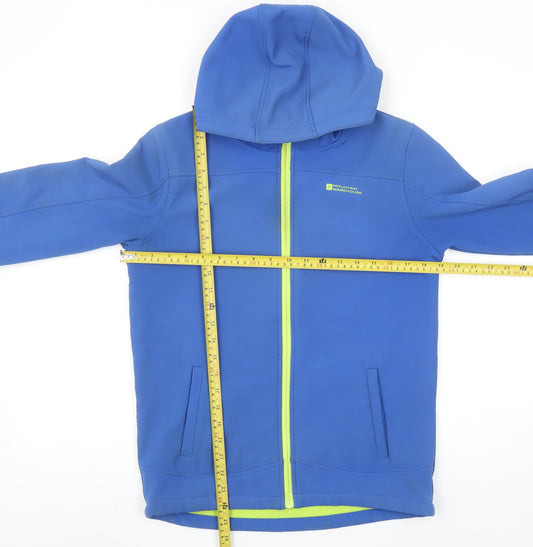 Boys UK Size 13 Years Mountain Warehouse Blue Soft Shell