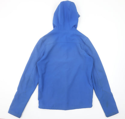 Boys UK Size 13 Years Mountain Warehouse Blue Soft Shell