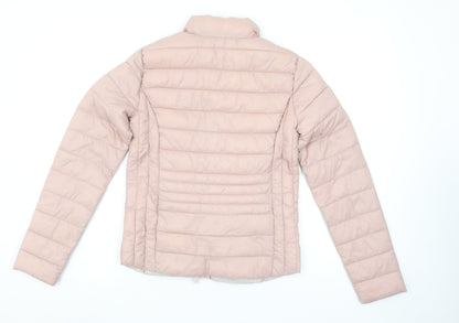 Primark Womens Pink 2XS Lightweight Quilted Puffer Jacket