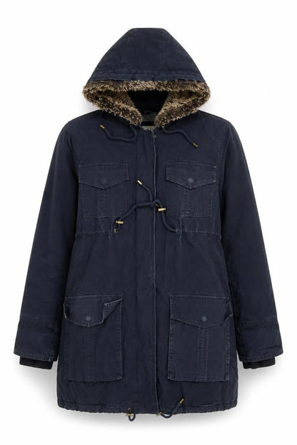 Womens UK Size M Noppies Blue Parka Coat