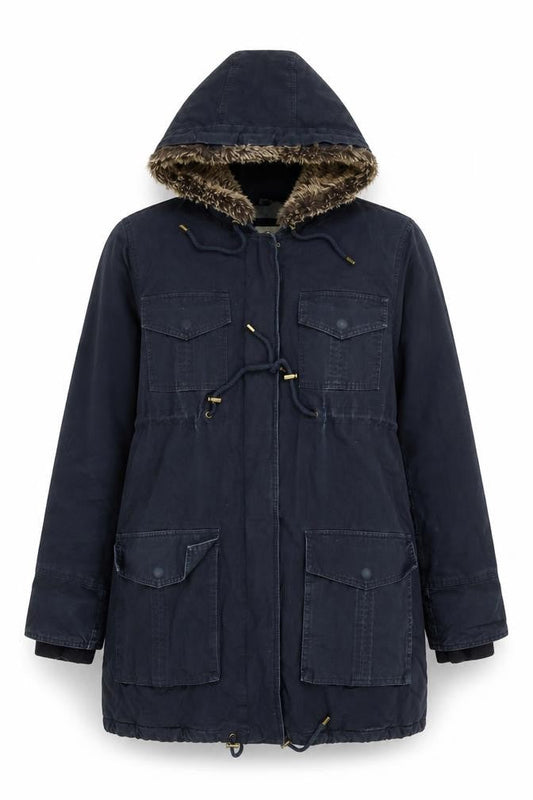 Womens UK Size M Noppies Blue Parka Coat
