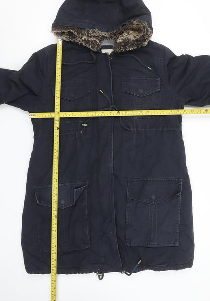Womens UK Size M Noppies Blue Parka Coat