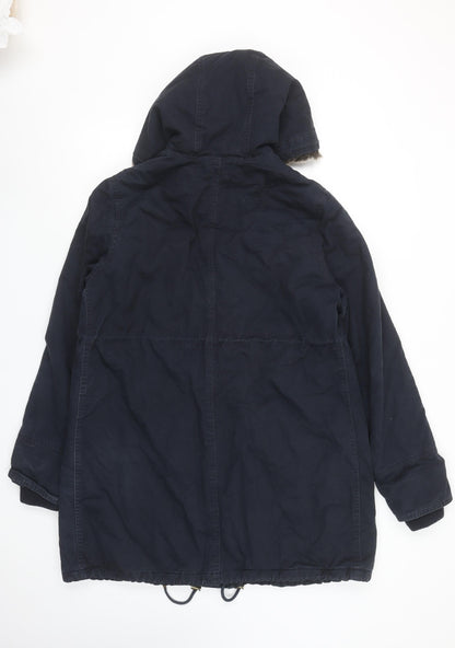 Womens UK Size M Noppies Blue Parka Coat