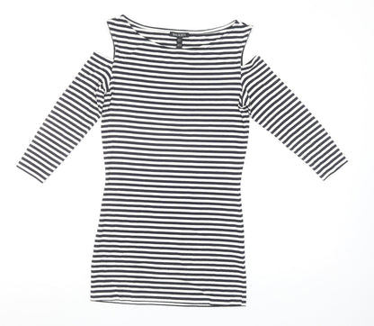 Womens UK Size 8 Baukjen Blue Basic T-Shirt