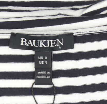 Womens UK Size 8 Baukjen Blue Basic T-Shirt