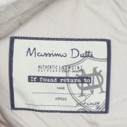 Girls UK Size 7 Years Massimo Dutti Ivory Quilted Coat