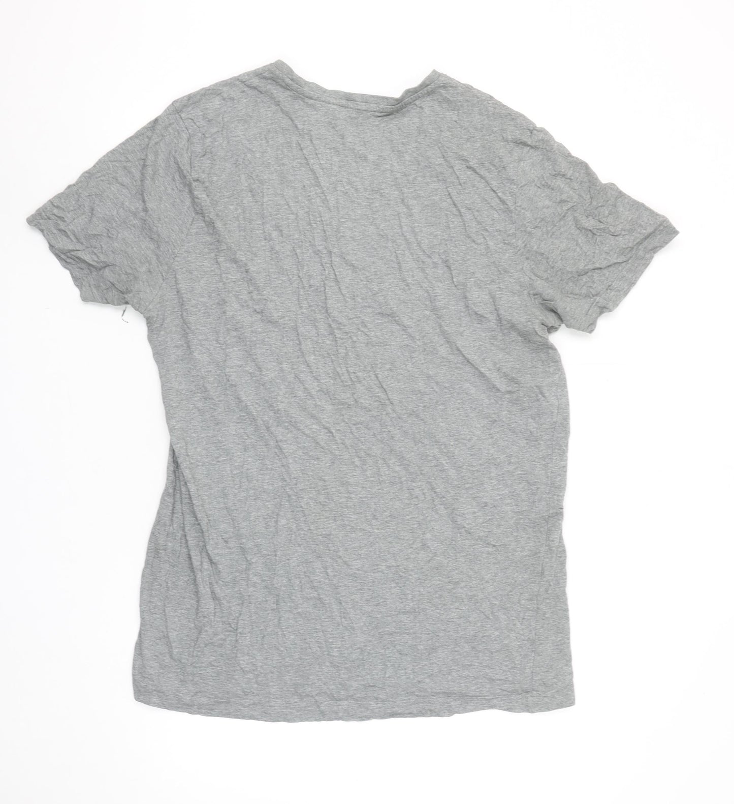 Puma Mens Grey XL Graphic Logo Crew Neck Short Sleeve T-Shirt