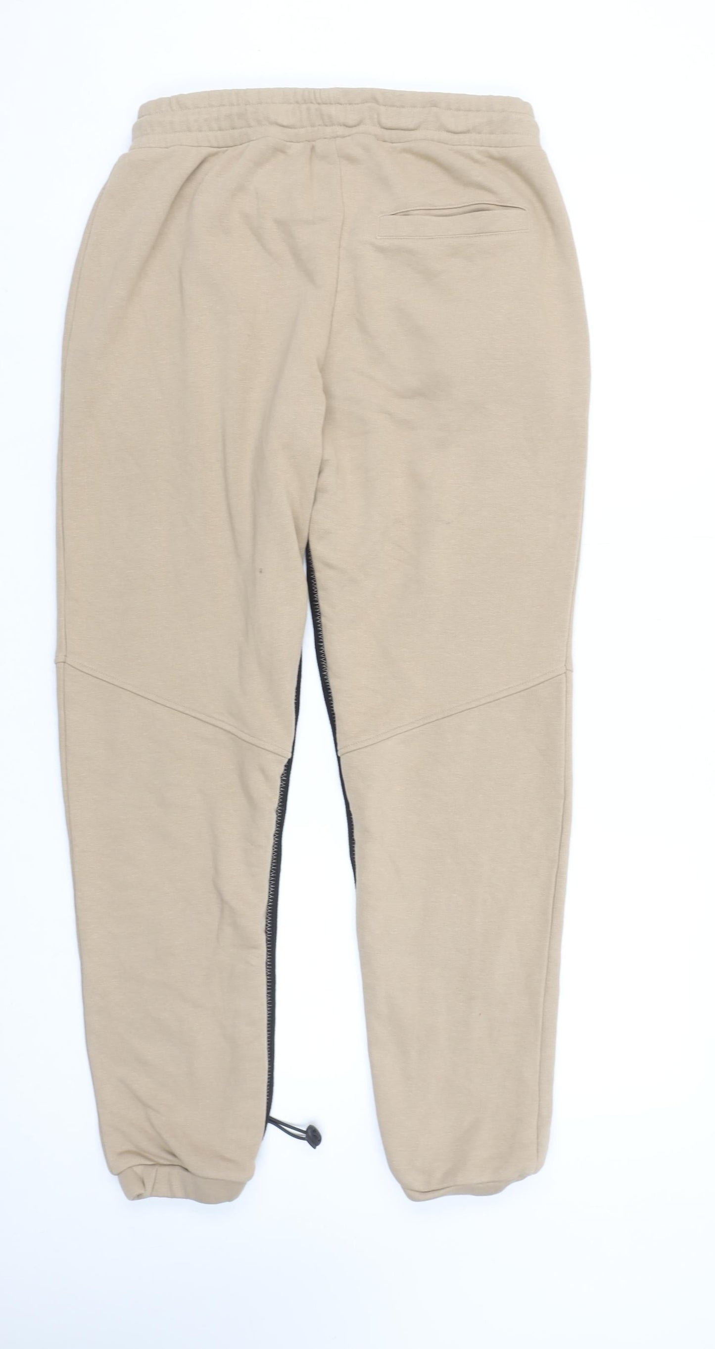 Womens UK Size M Couture Regular Fit Jogger Beige Trousers