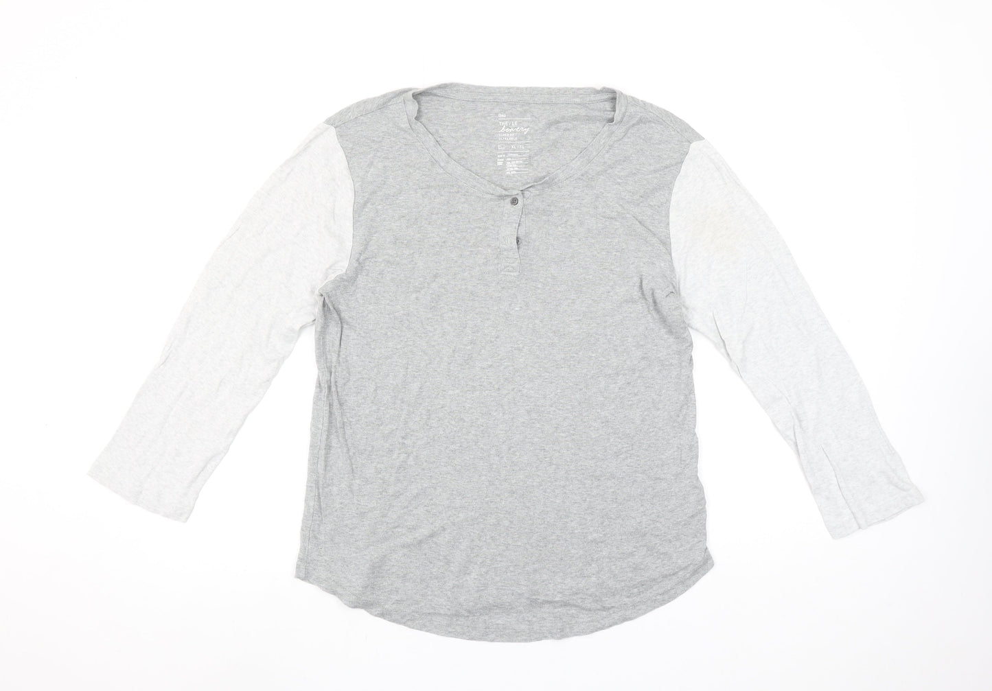 Womens UK Size XL Gap Grey Basic T-Shirt