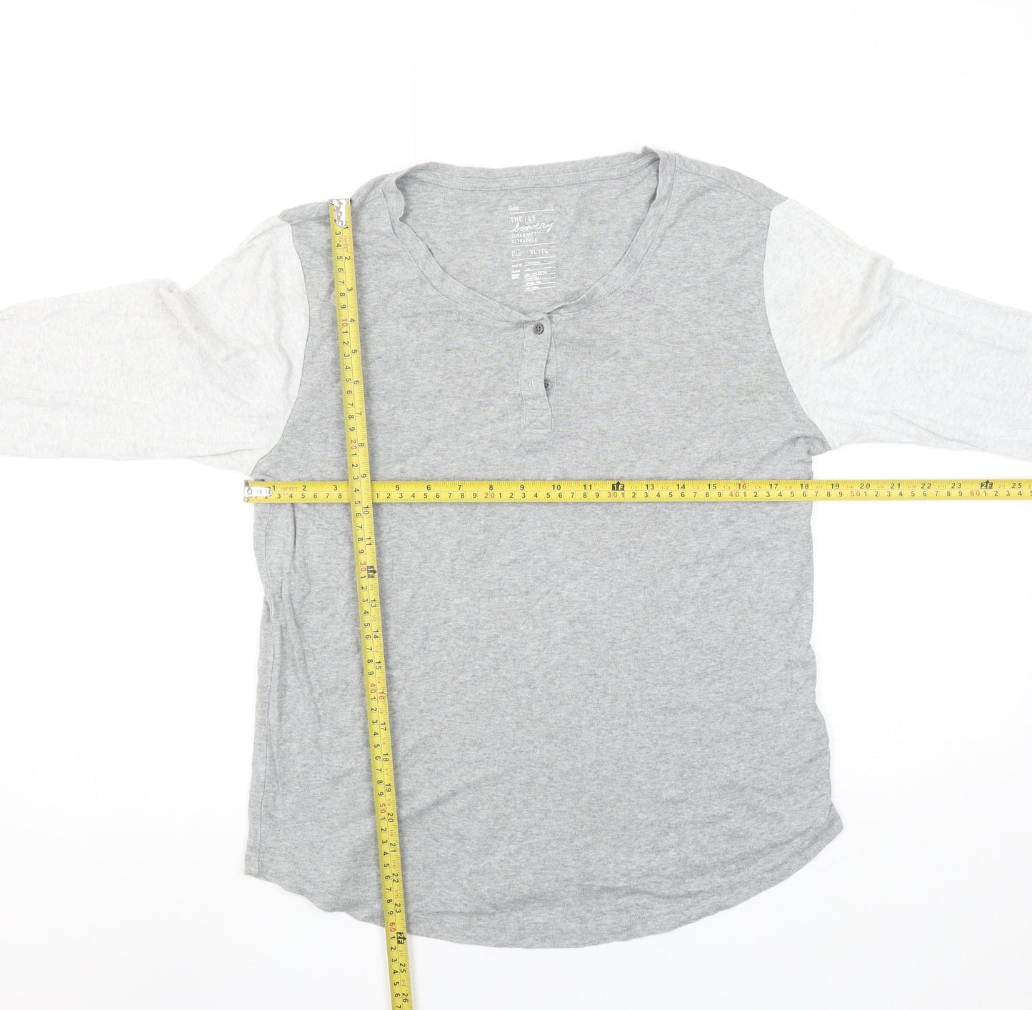Womens UK Size XL Gap Grey Basic T-Shirt