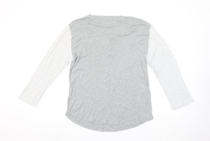 Womens UK Size XL Gap Grey Basic T-Shirt