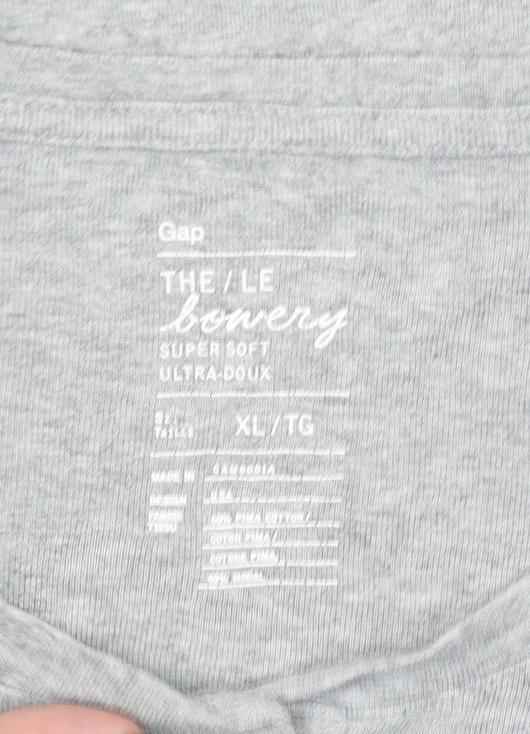Womens UK Size XL Gap Grey Basic T-Shirt