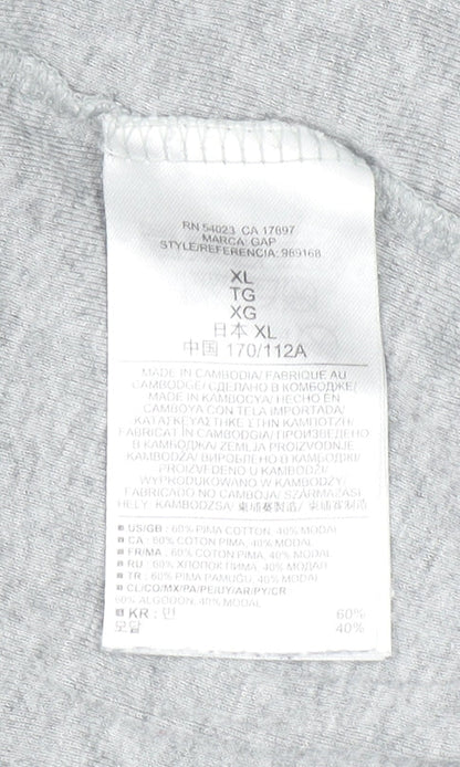 Womens UK Size XL Gap Grey Basic T-Shirt