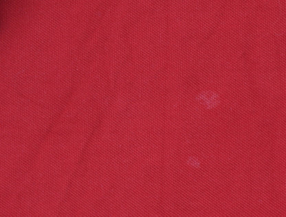 Superdry Men's Red 2XL Cotton Short Sleeve Logo Polo Shirt