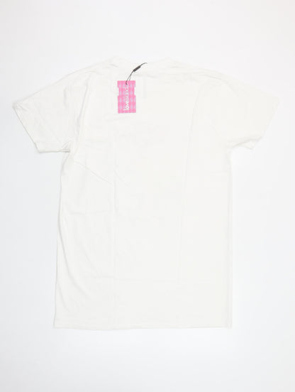 I Saw It First Love Island White Cotton Women’s T-Shirt Size S