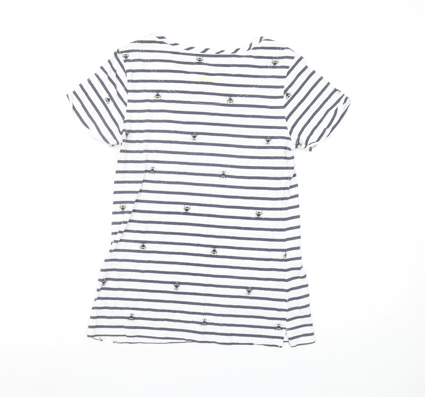 Womens UK Size 8 Joules White Basic T-Shirt
