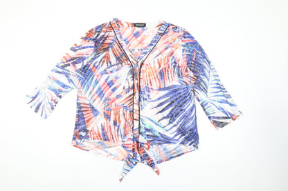 Womens UK Size M Roman Multicoloured Tunic Blouse