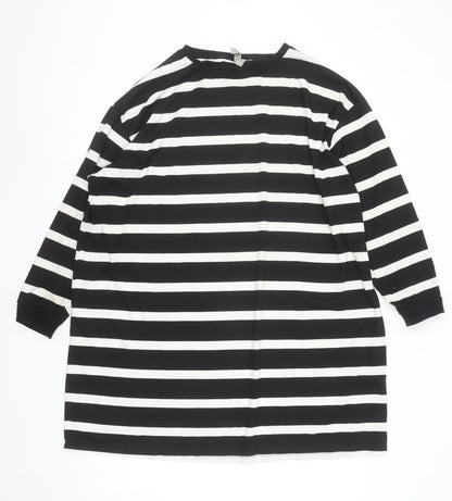 Womens UK Size 12 ASOS Black Basic T-Shirt