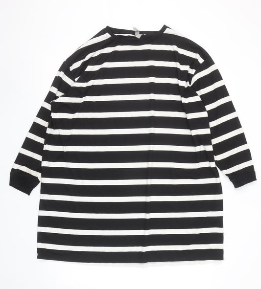 Womens UK Size 12 ASOS Black Basic T-Shirt