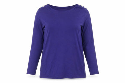 Womens UK Size 16 Alexara Purple Pullover Jumper