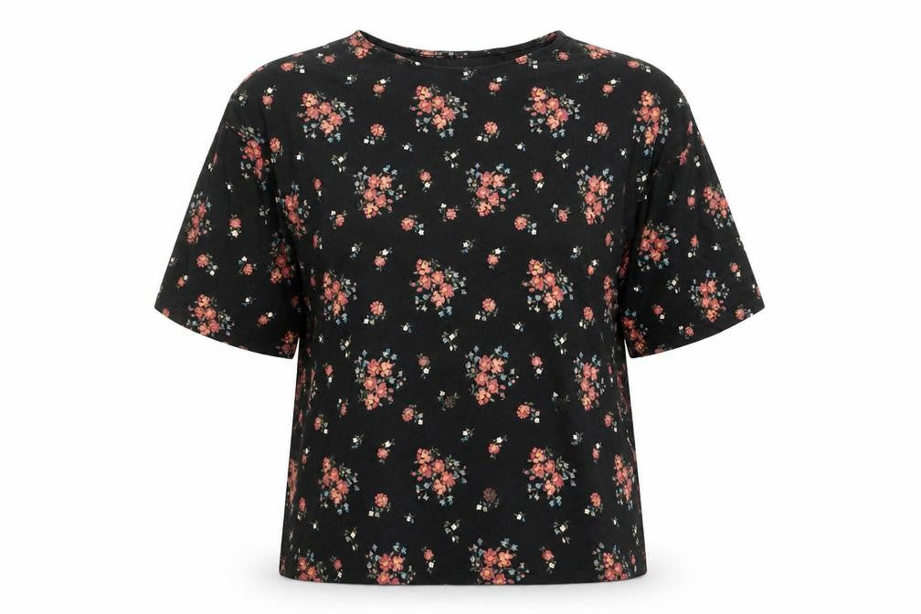 Womens UK Size S Uniqlo Black Basic T-Shirt