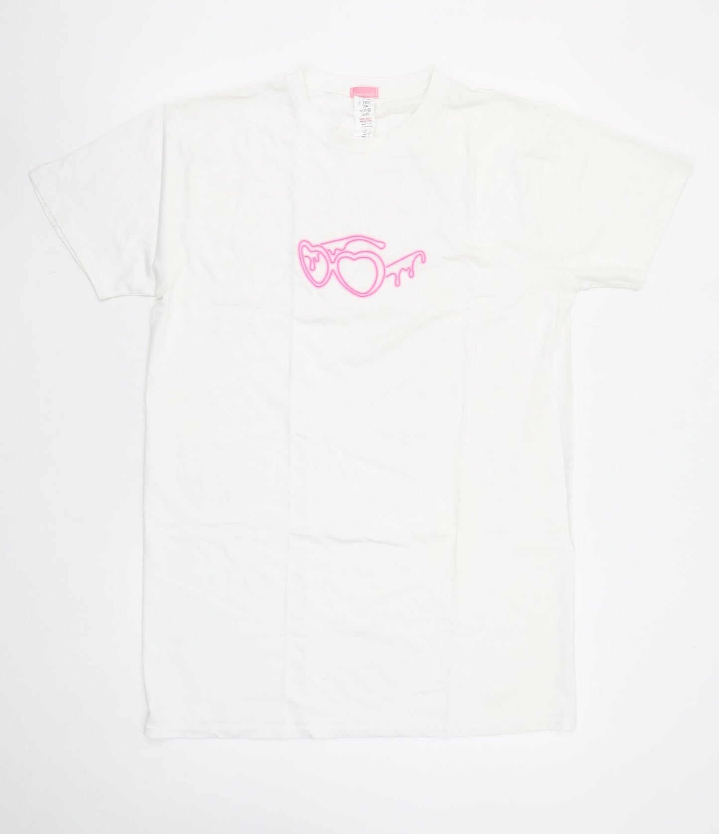 I Saw It First Women’s White Cotton Love Island T-Shirt Size S