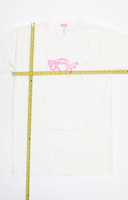 I Saw It First Women’s White Cotton Love Island T-Shirt Size S