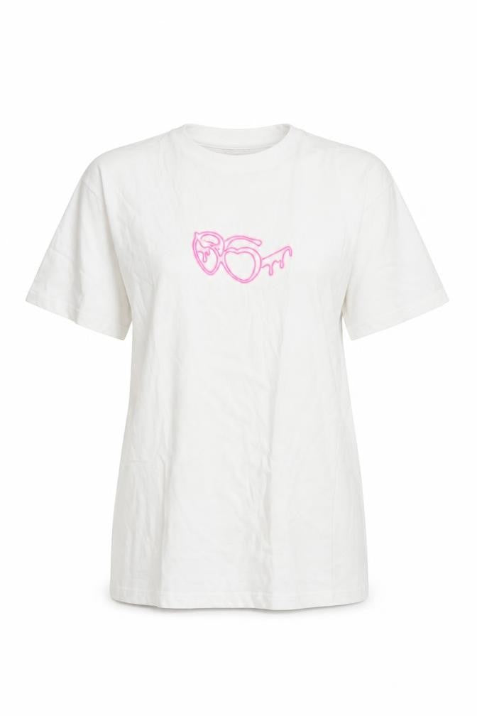 Womens UK Size S I SAW IT FIRST White Basic T-Shirt